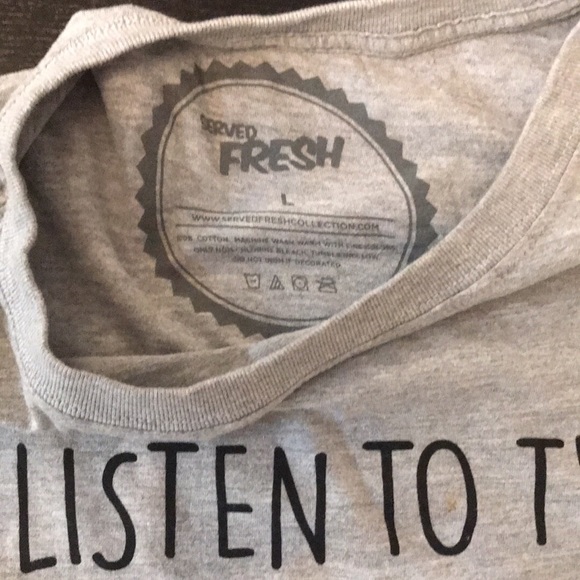 Men’s served fresh Kanye West Tee size Large - Picture 2 of 3